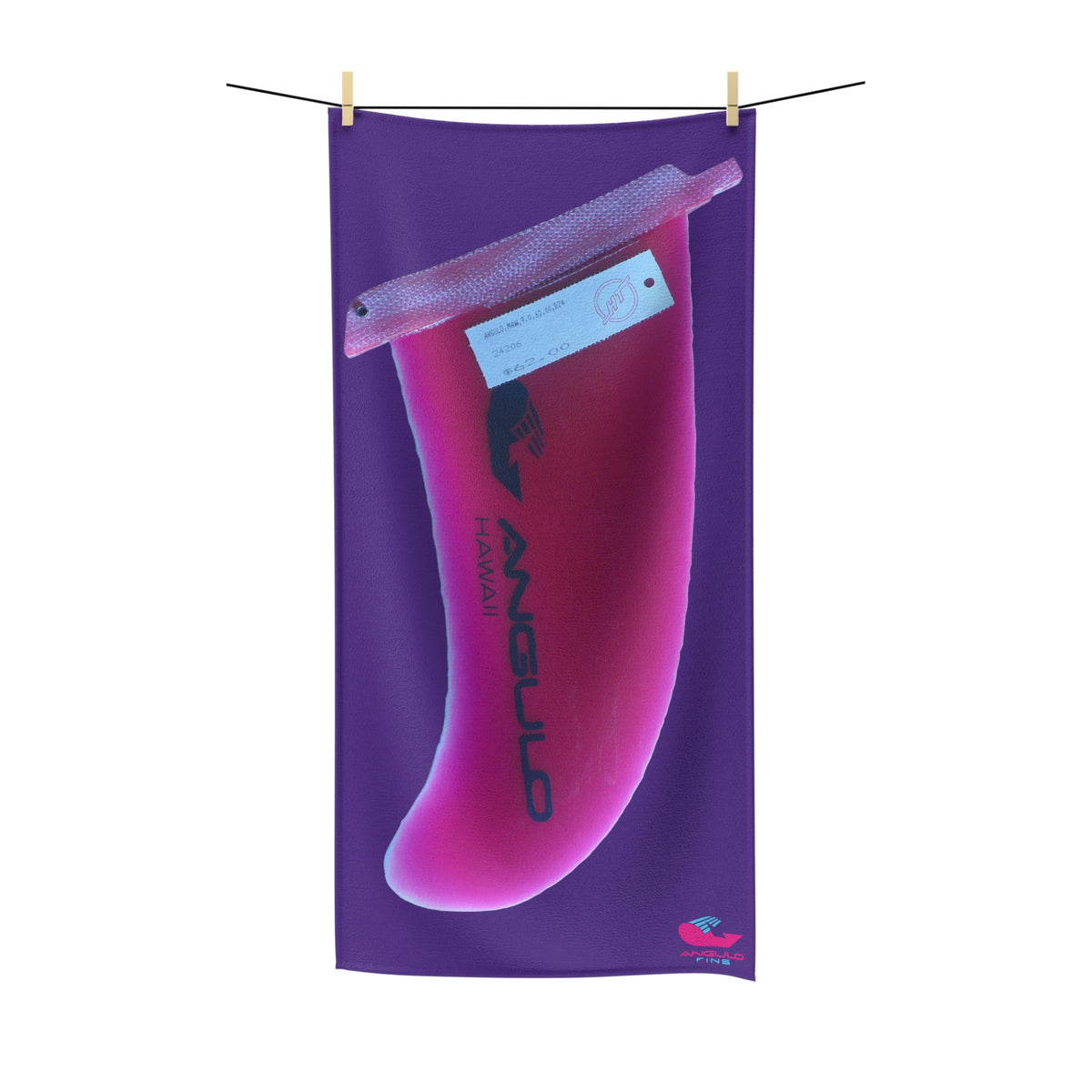 Angulo Fin Purple Towel