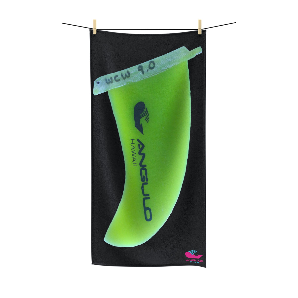 Angulo Green Fin Towel
