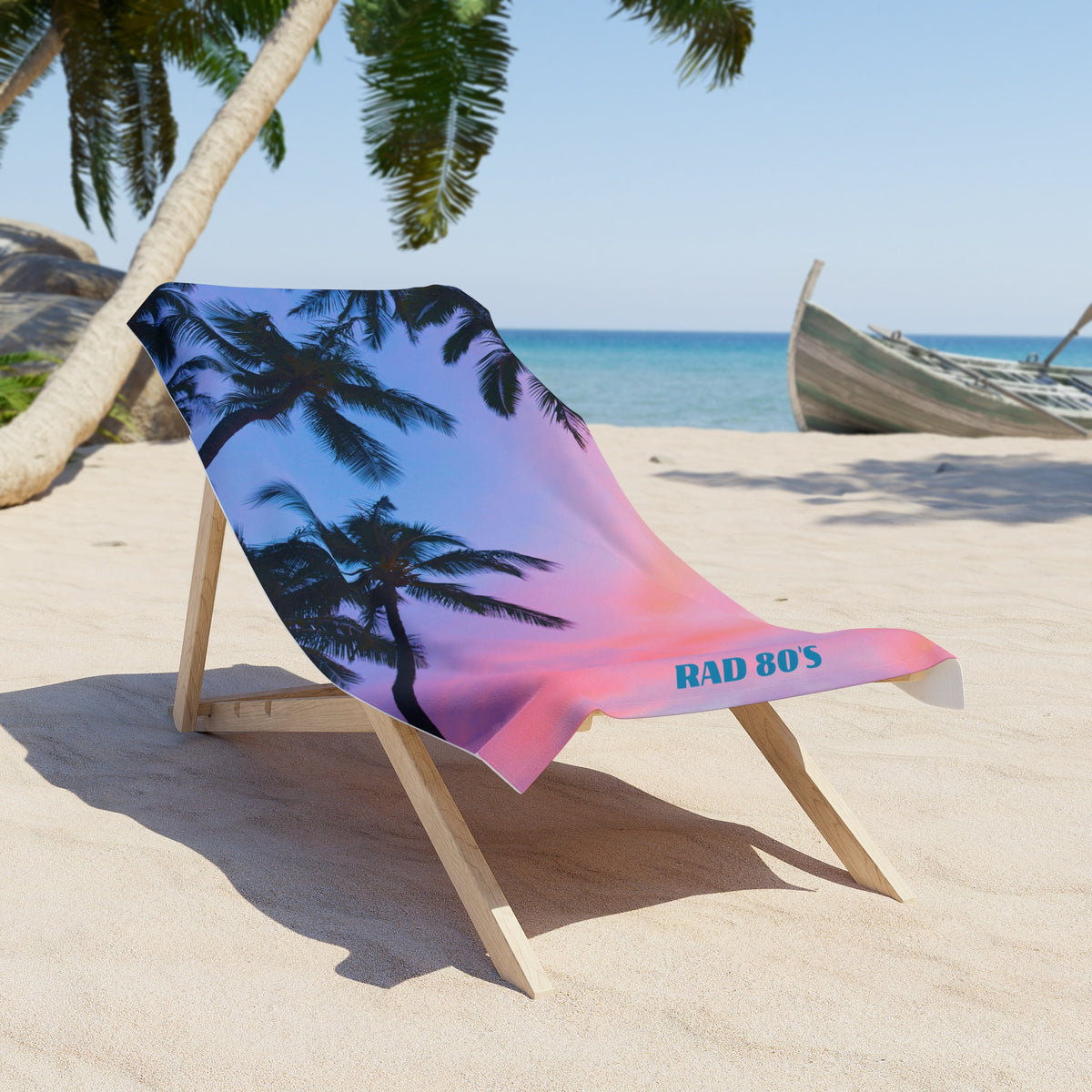 Rad80's Palm Trees Sunset Towel