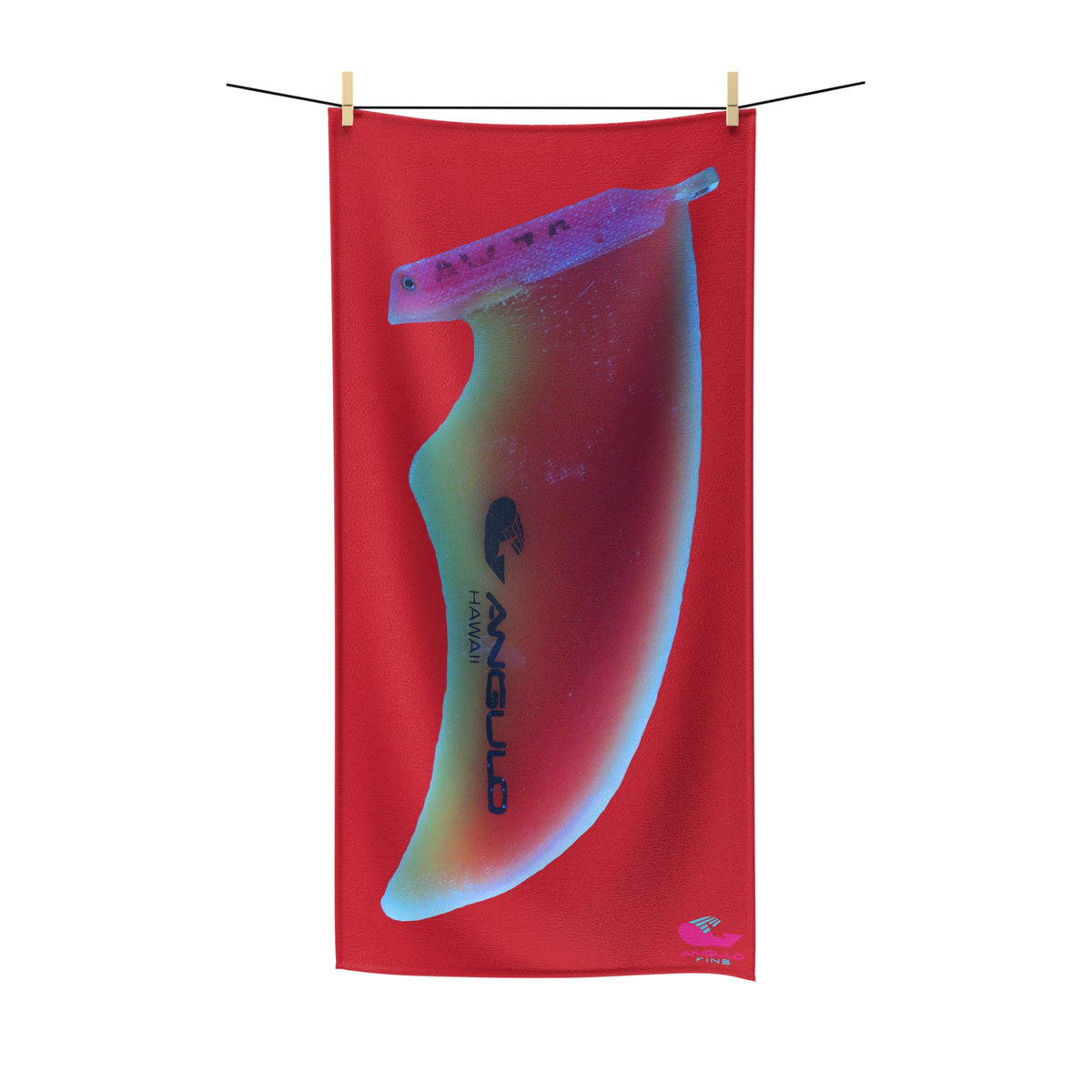 Angulo Red Towel