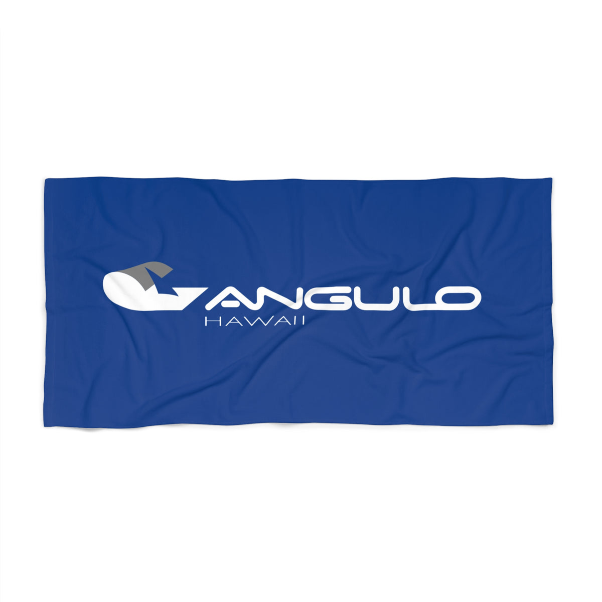 Angulo Hawaii Logo Blue Towel