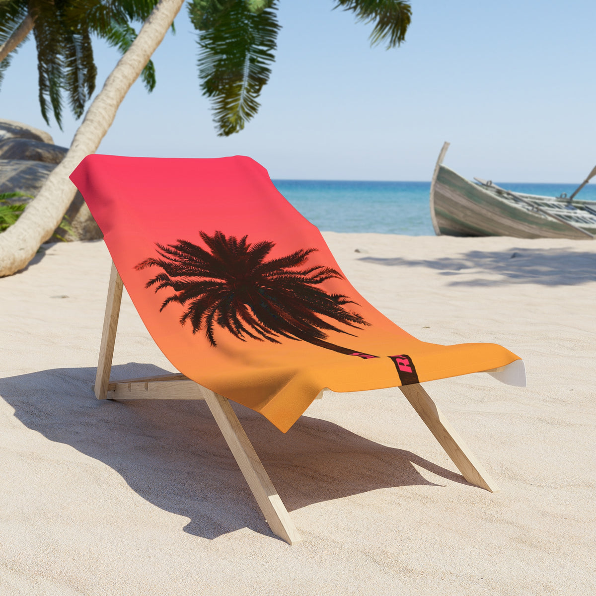 Rad80's Palm Tree Sunset Towel