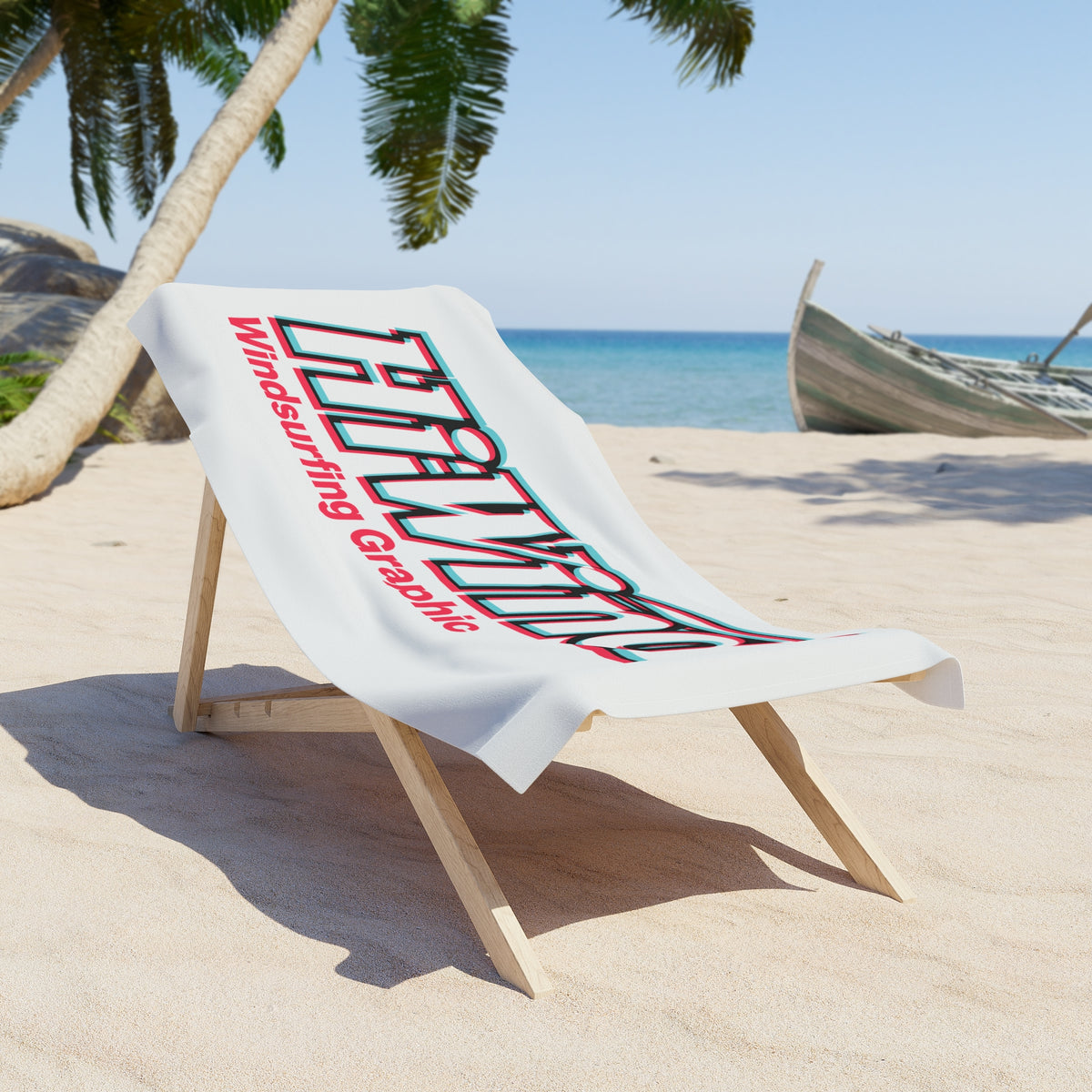 Hi-Wind Windsurfing Heritage White Towel